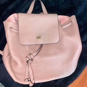 Light pink Michael kors backpack